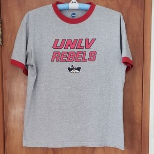 Vintage 90s UNLV running rebels cowboy tshirt (L)